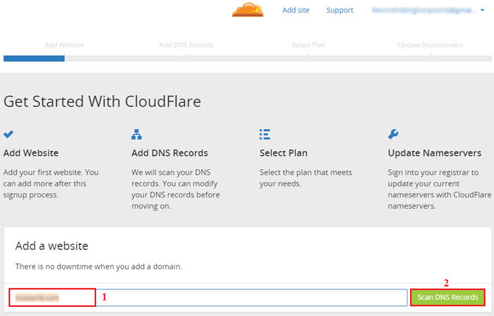 آموزش تصویری از استفاده از کلود فلر Cloud Flare جهت بهبود سرعت و امنیت سایت ها